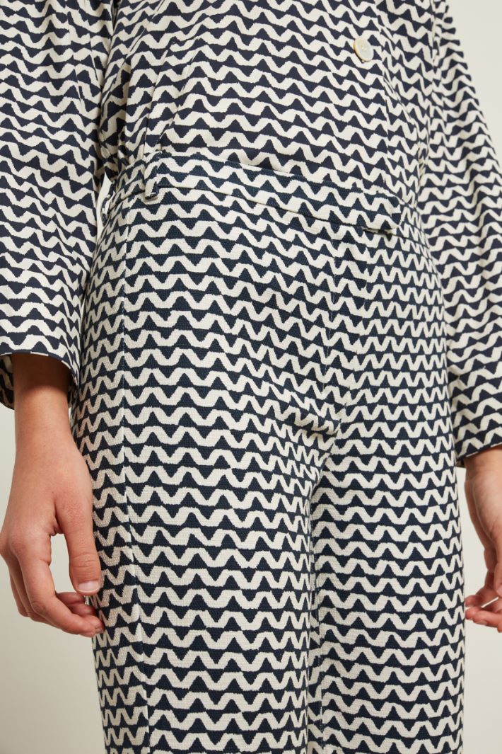 Pantaloni in stuoia stampata Fashion Market