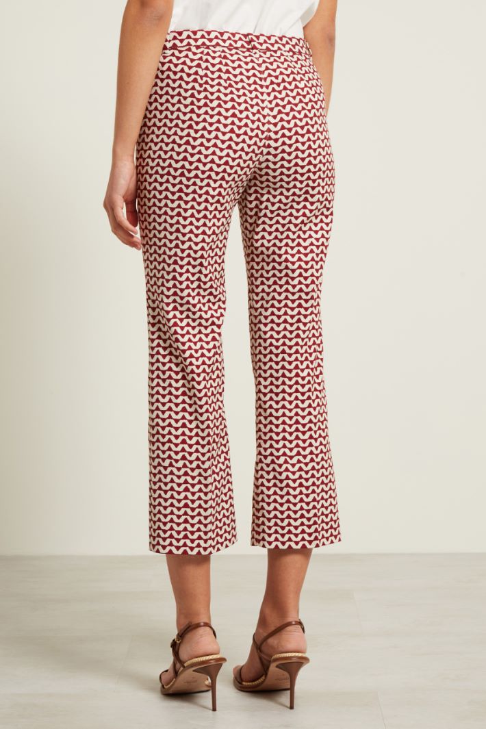 Pantaloni in stuoia stampata Fashion Market