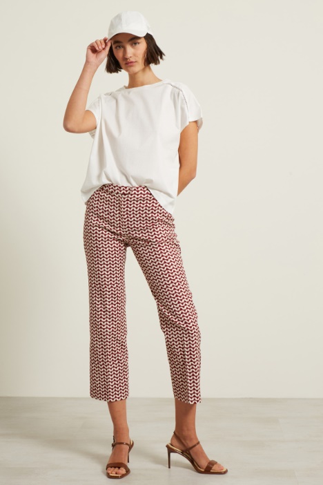 Pantaloni in stuoia stampata Fashion Market