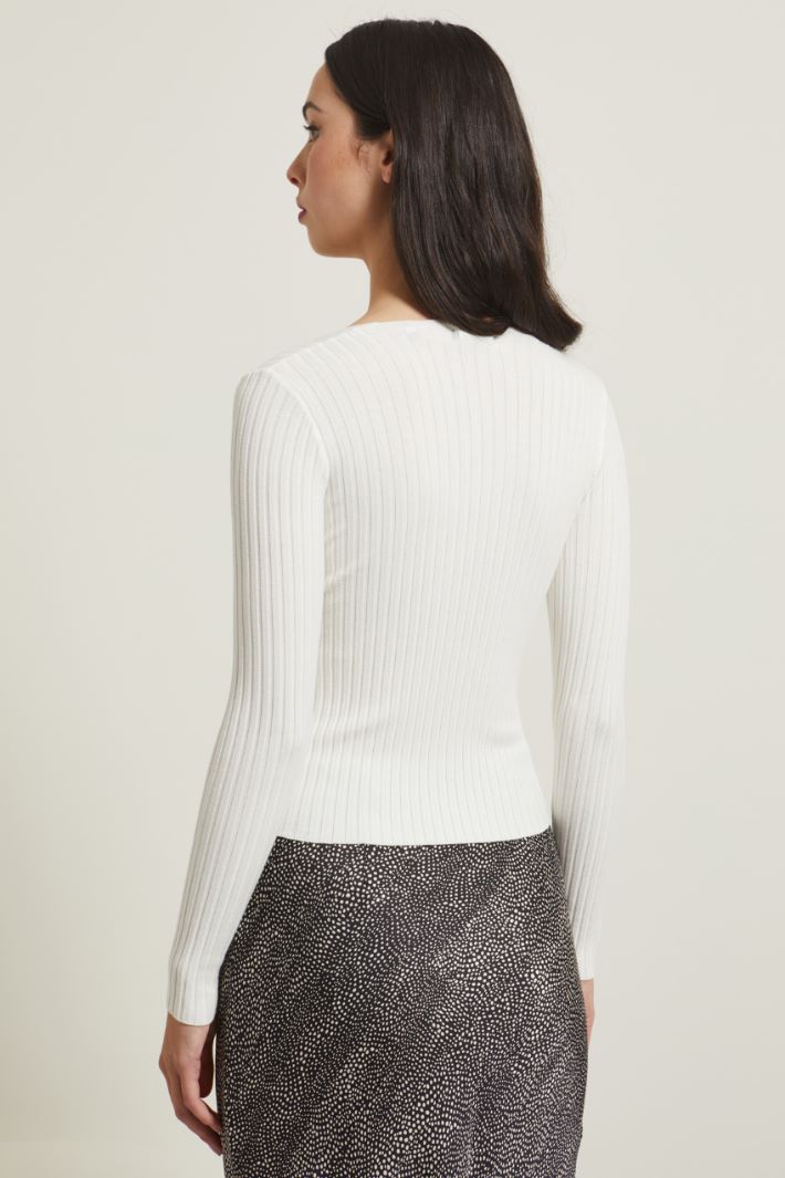 Maglia con scollo ampio Fashion Market