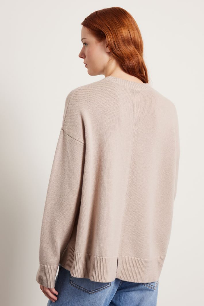 Maglia con spacco nel retro Fashion Market