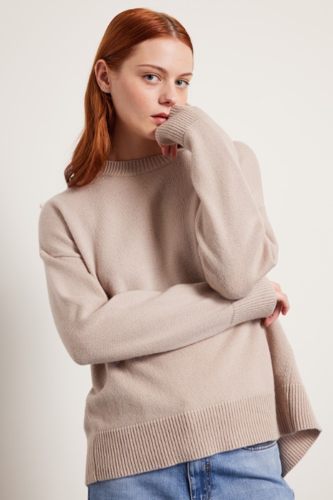 Maglia con spacco nel retro Fashion Market