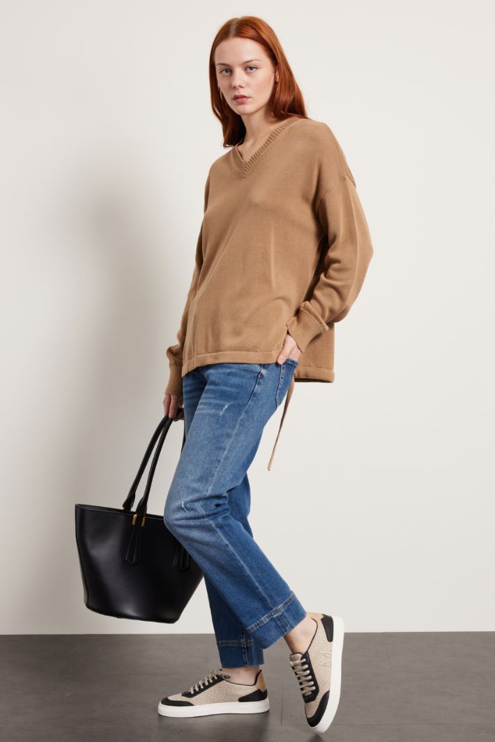 Maglia con coulisse Fashion Market Maglia con coulisse Fashion Market