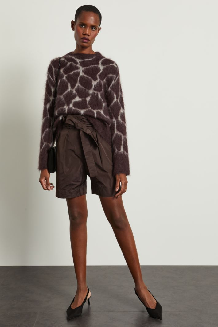 Maglia jacquard in mohair Fashion Market