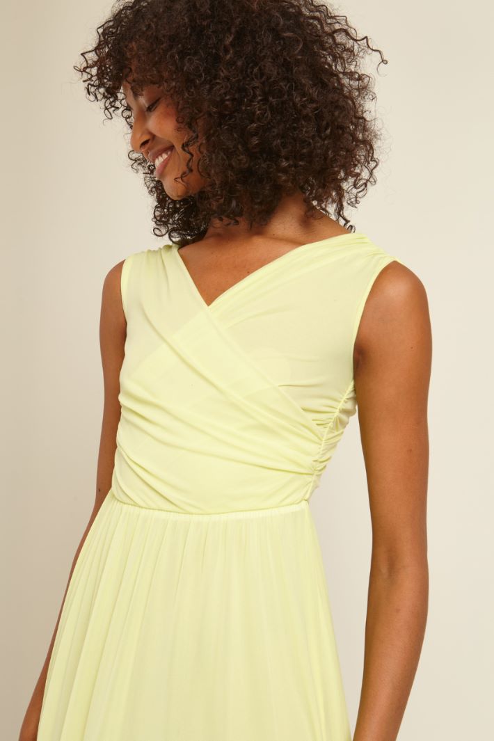 Abito lungo drappeggiato Fashion Market