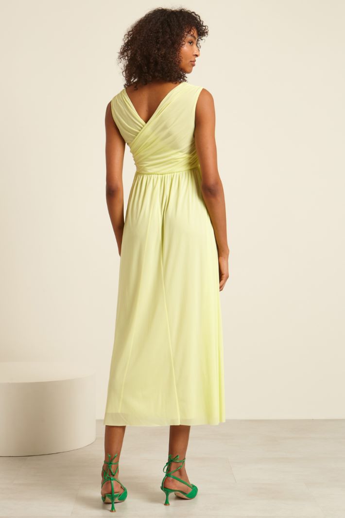 Abito lungo drappeggiato Fashion Market