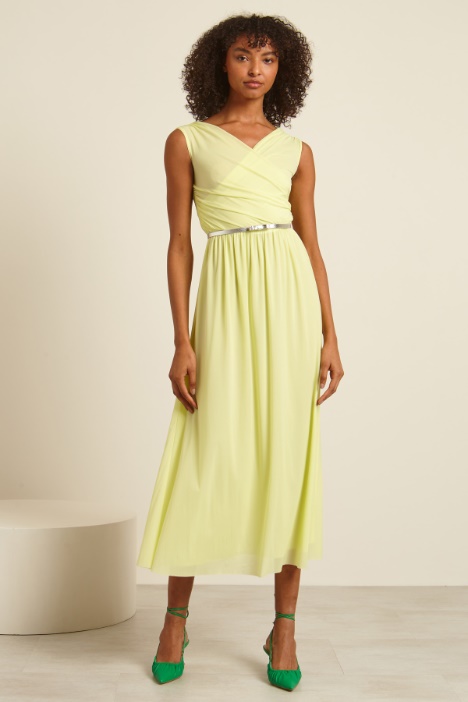 Abito lungo drappeggiato Fashion Market