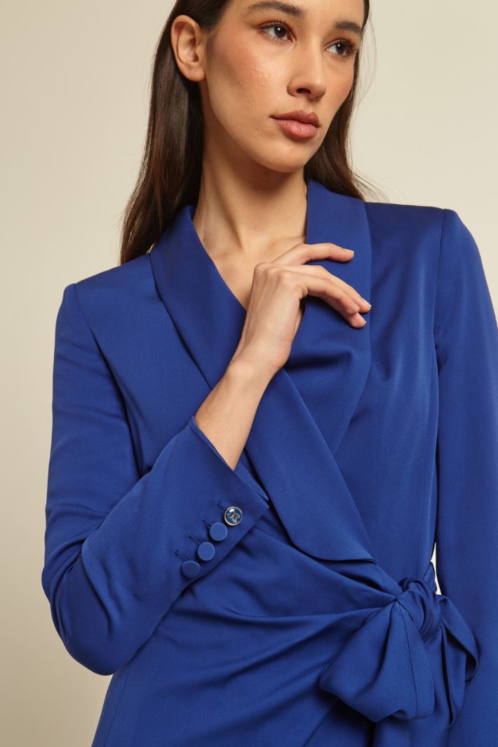Giacca in seta  - BLU - Fashion Market - 3