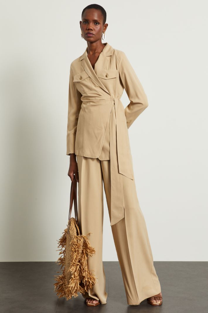 Giacca in seta lavata Fashion Market