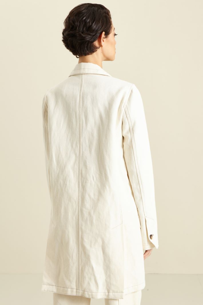 Giacca in cotone e lino Fashion Market - 4