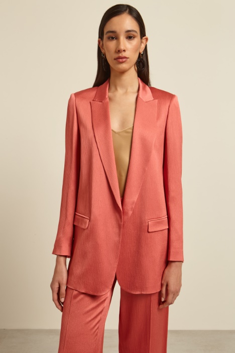 Blazer in raso Fashion Market