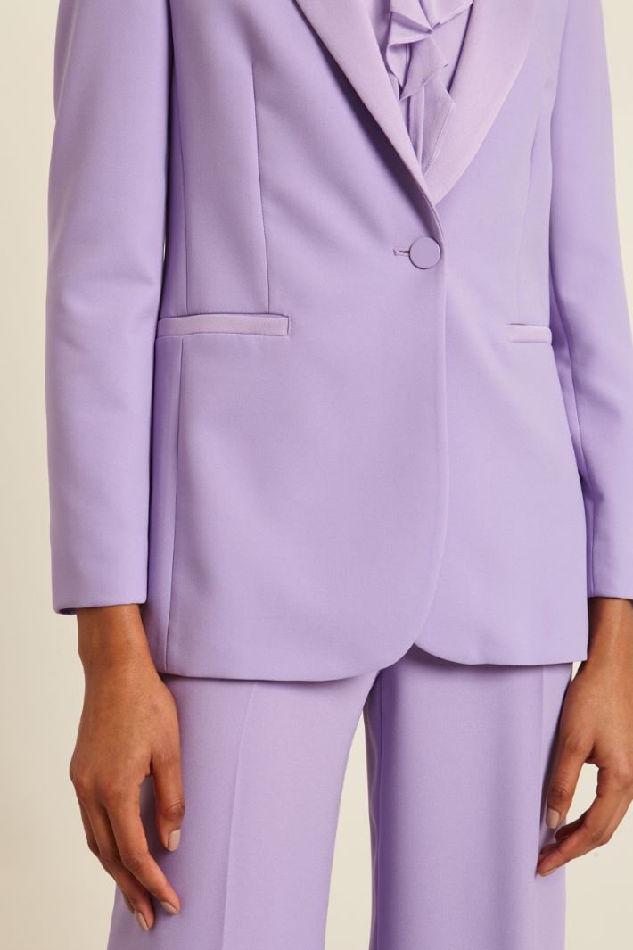 Blazer in enver satin - LAVANDA - Fashion Market - 3