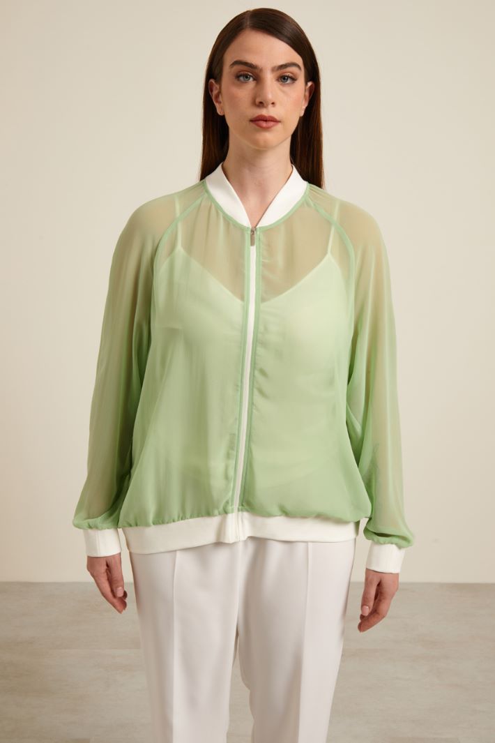 Giacca leggera in georgette Fashion Market - 2