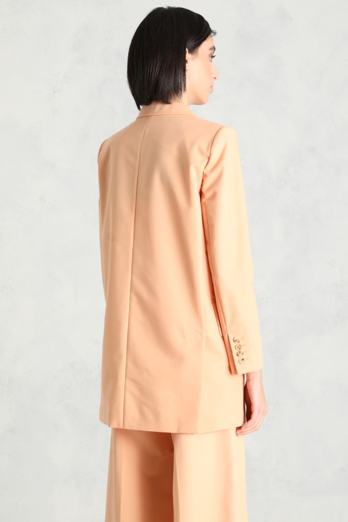 Blazer in gabardine di cotone - PESCA - Fashion Market - 4
