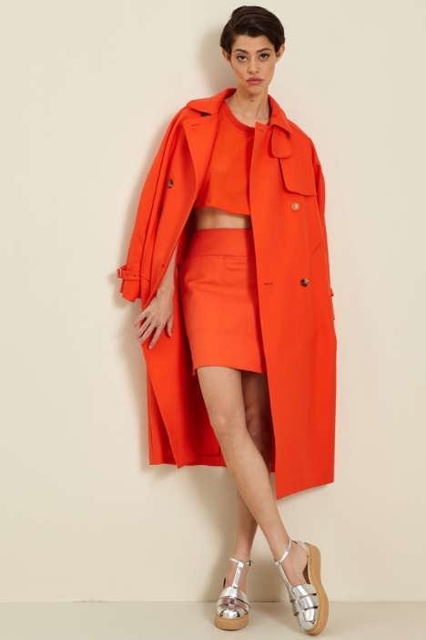 Gonna in gabardina cotone Fashion Market