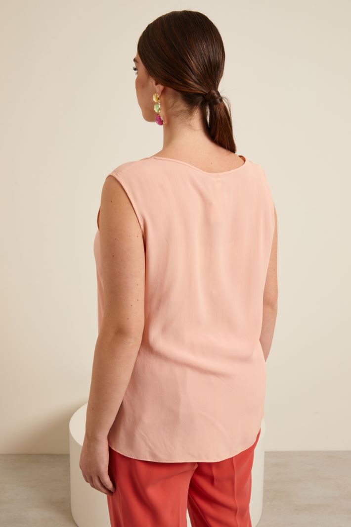 Top in misto seta Fashion Market - 4