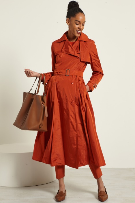 Soprabito svasato in taffetà Fashion Market