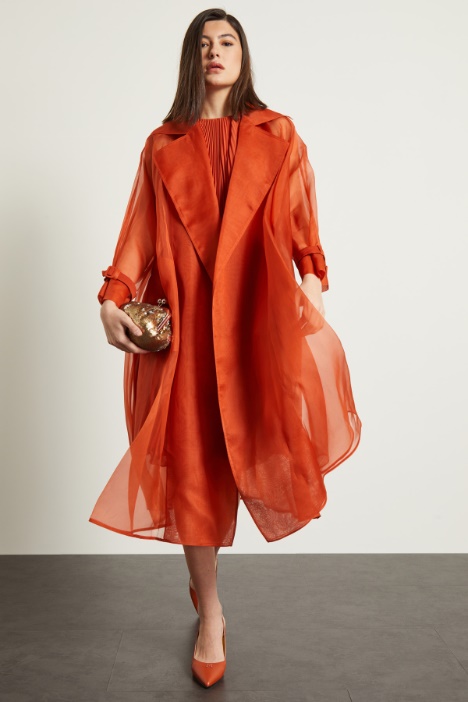 Spolverino lungo in organza Fashion Market