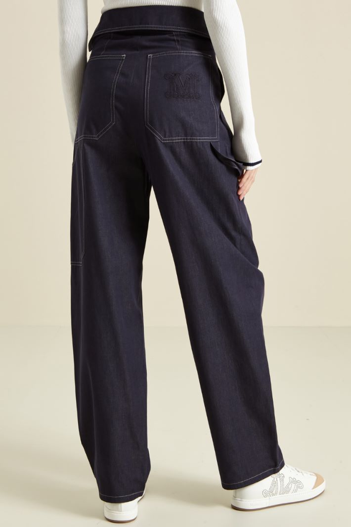 Pantaloni stile camicia - BLU DENIM - Fashion Market - 4