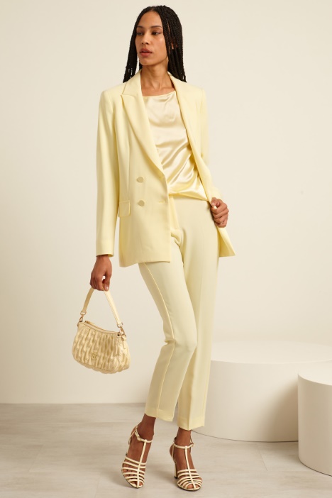 Pantaloni a sigaretta in cady Fashion Market