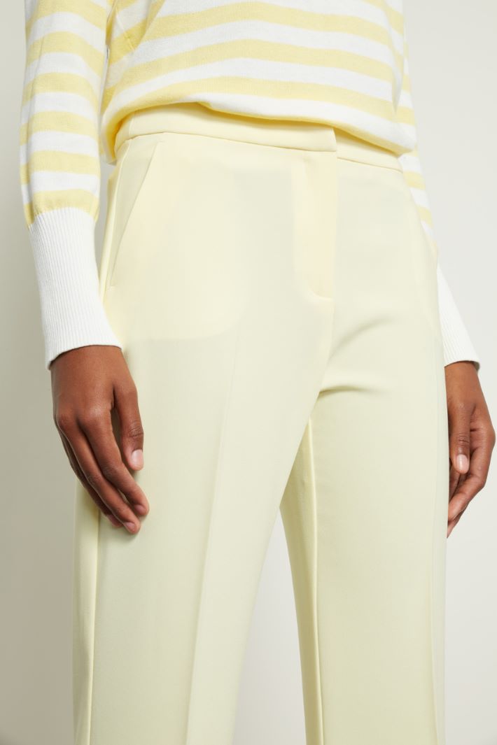 Pantaloni a palazzo in cady Fashion Market - 3
