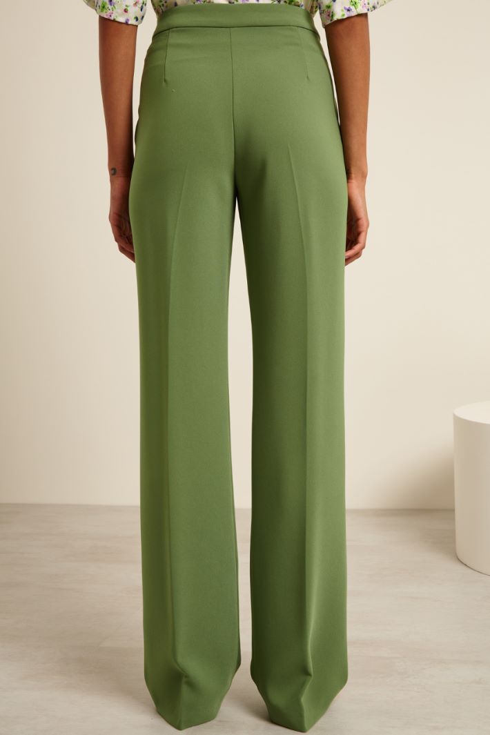 Pantaloni a palazzo in cady Fashion Market - 4
