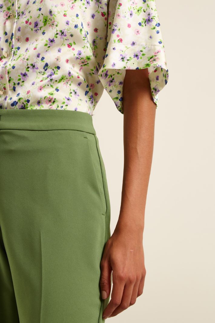 Pantaloni a palazzo in cady Fashion Market - 3
