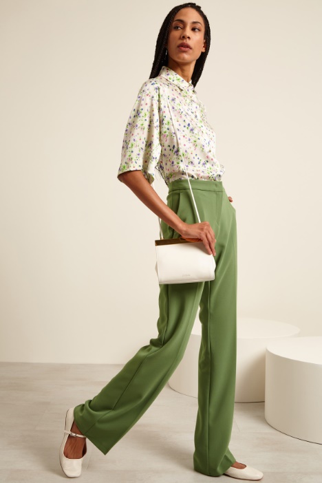 Pantaloni a palazzo in cady Fashion Market