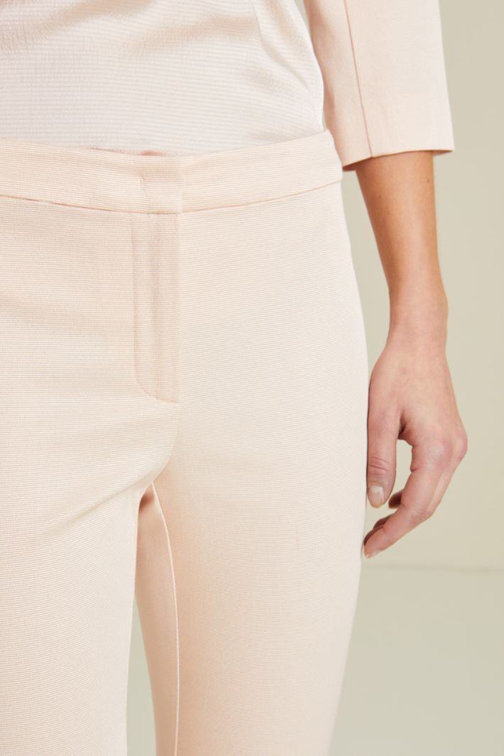 Pantaloni in faille di cotone - ROSA CIPRIA - Fashion Market - 3