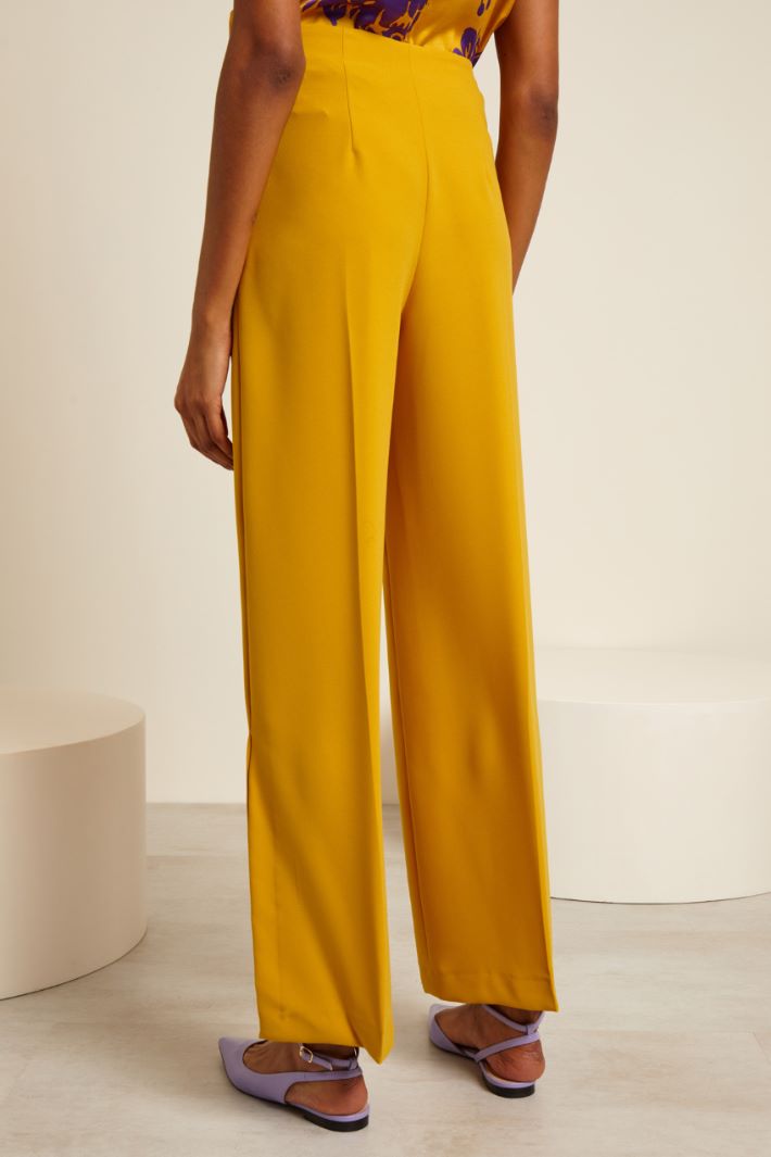 Pantaloni a palazzo con spacchi Fashion Market - 4
