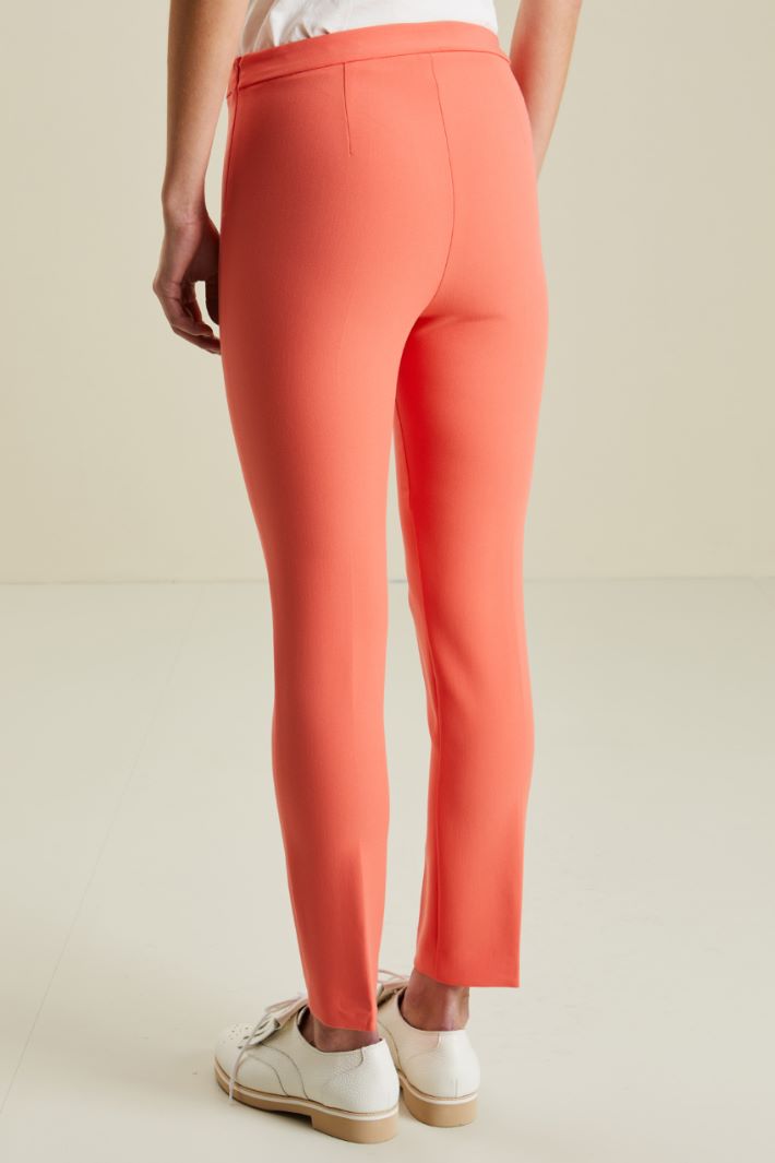 Pantaloni slim in viscosa Fashion Market - 4
