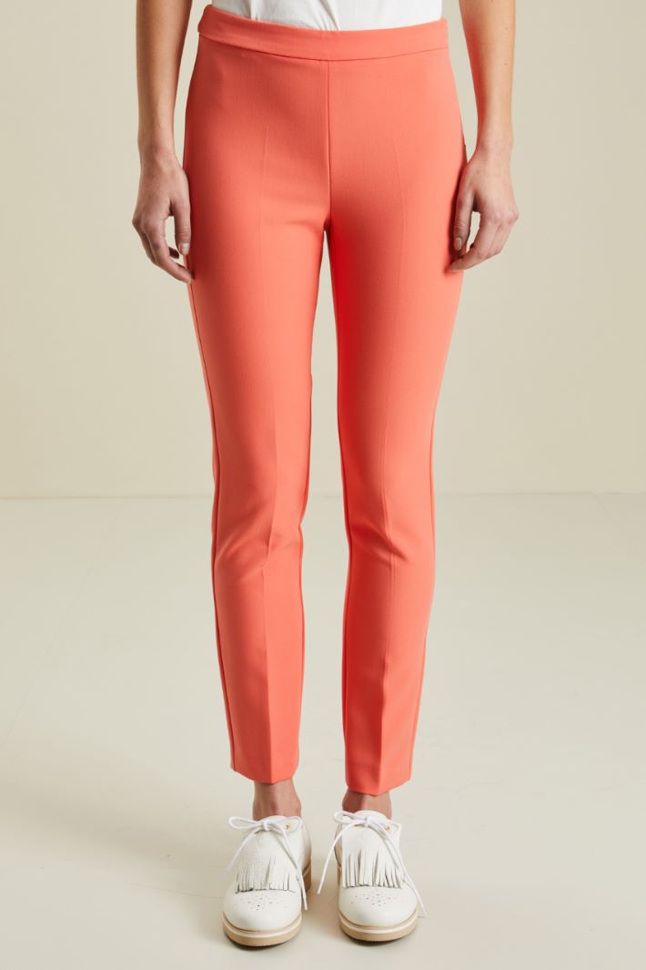 Pantaloni slim in viscosa Fashion Market - 2