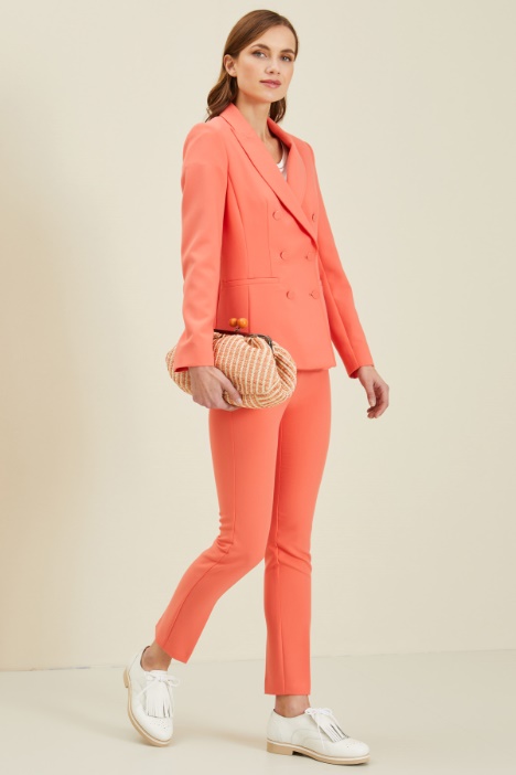 Pantaloni slim in viscosa Fashion Market