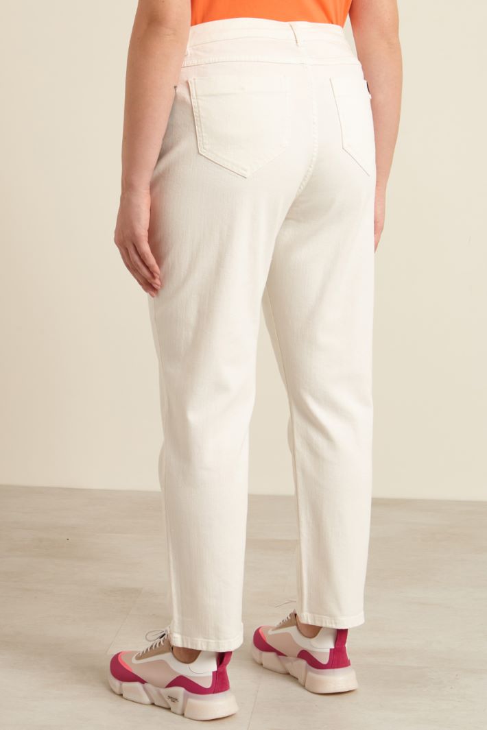 Pantaloni in cotone stretch Fashion Market - 4