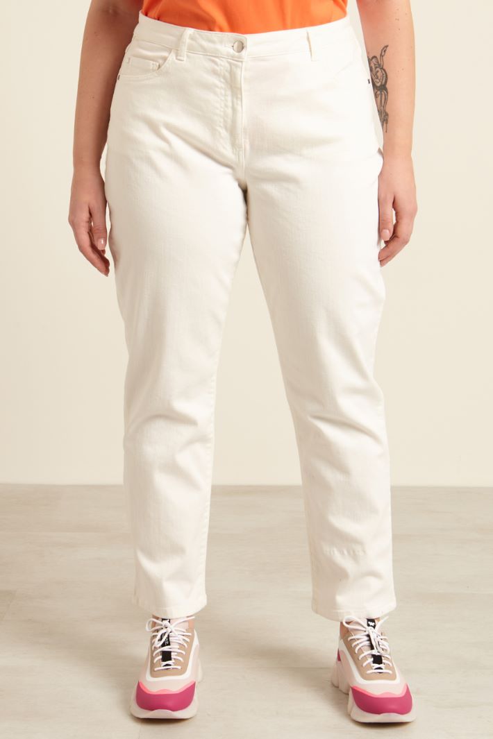 Pantaloni in cotone stretch Fashion Market - 2