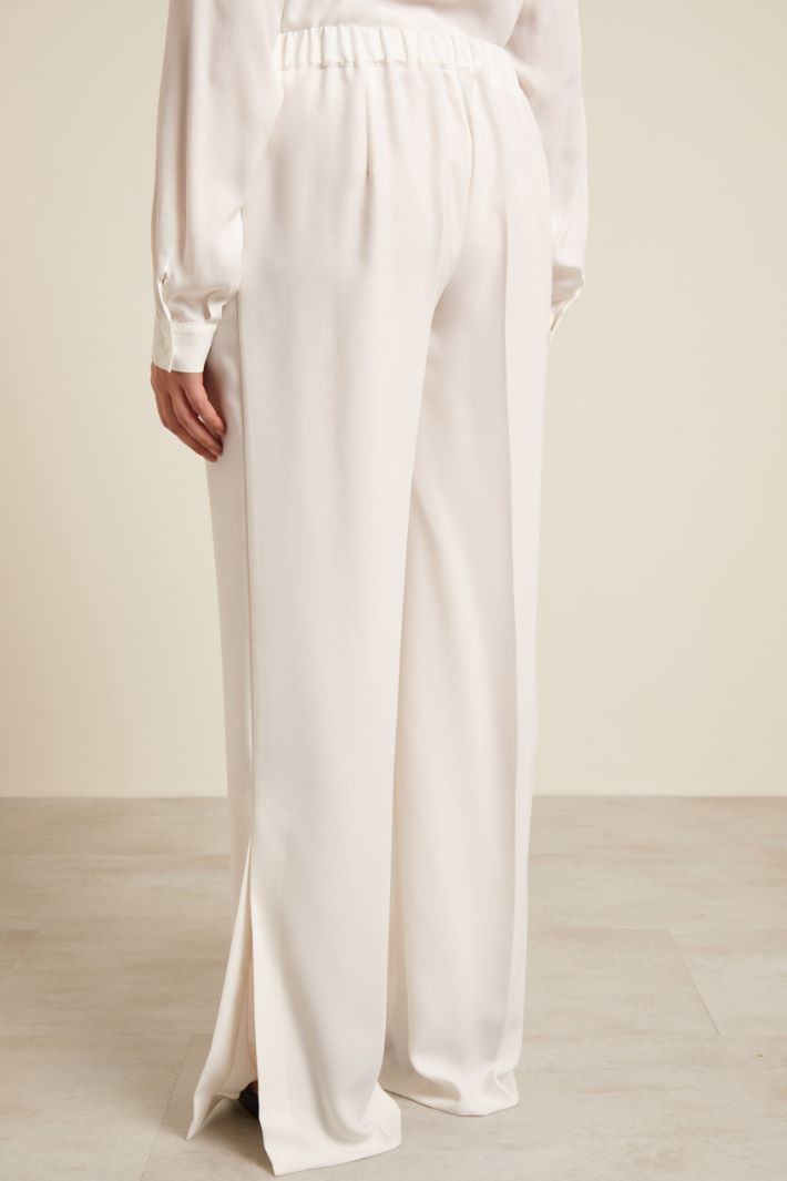 Pantaloni a palazzo con spacchi Fashion Market - 4
