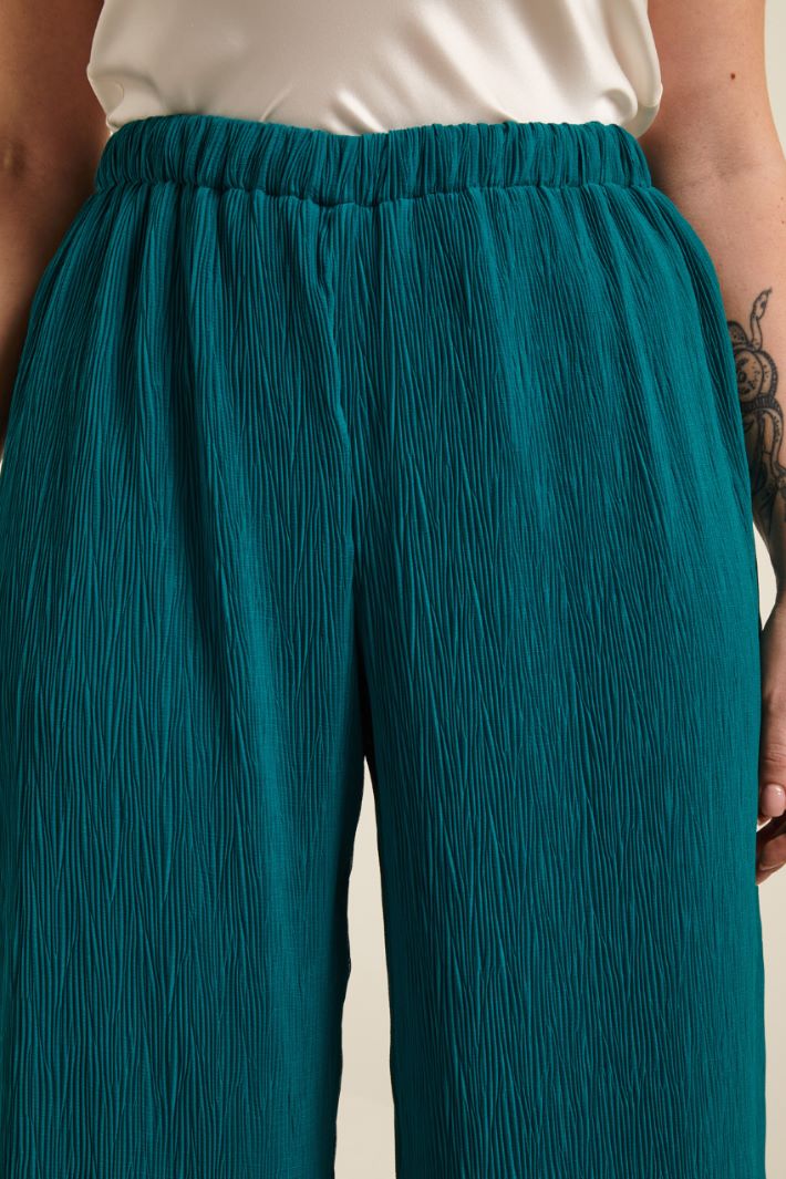 Pantaloni in georgette plissé Fashion Market - 3