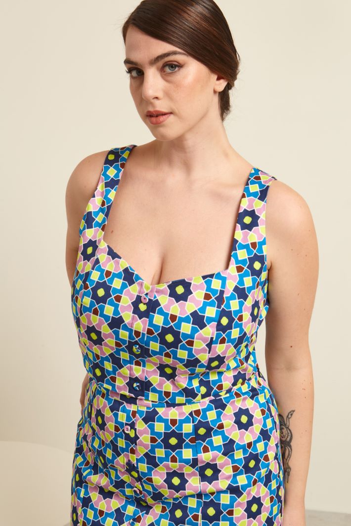 Crop top a bustino Fashion Market - 3