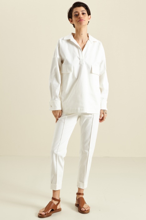 Casacca in gabardina di cotone Fashion Market