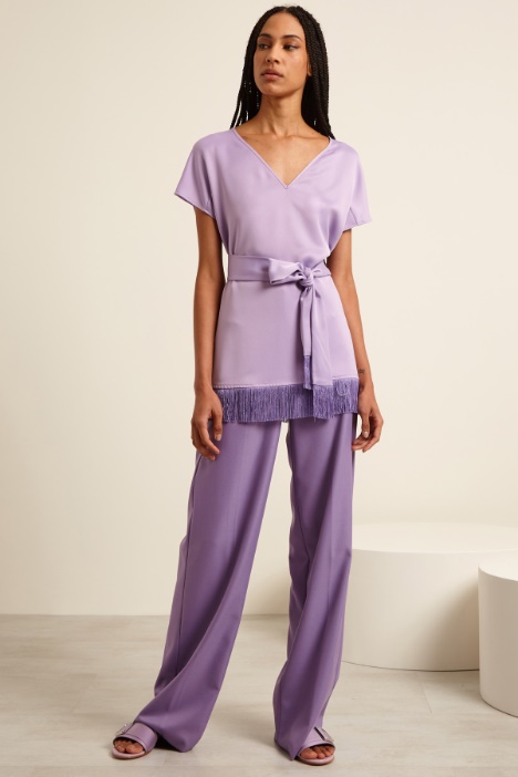 Casacca con frange  - Fashion Market