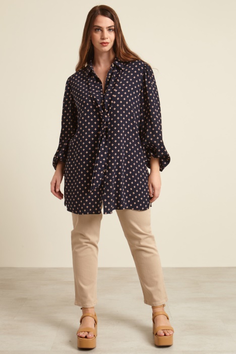 Casacca in cady con cintura Fashion Market