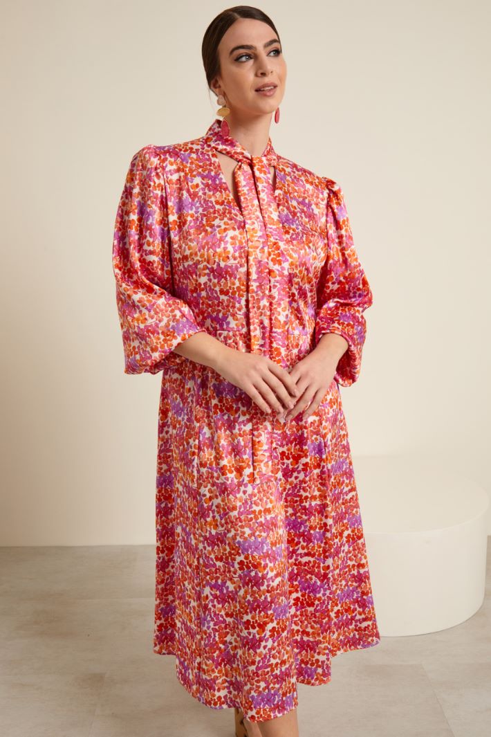 Abito con collo a foulard Fashion Market - 2