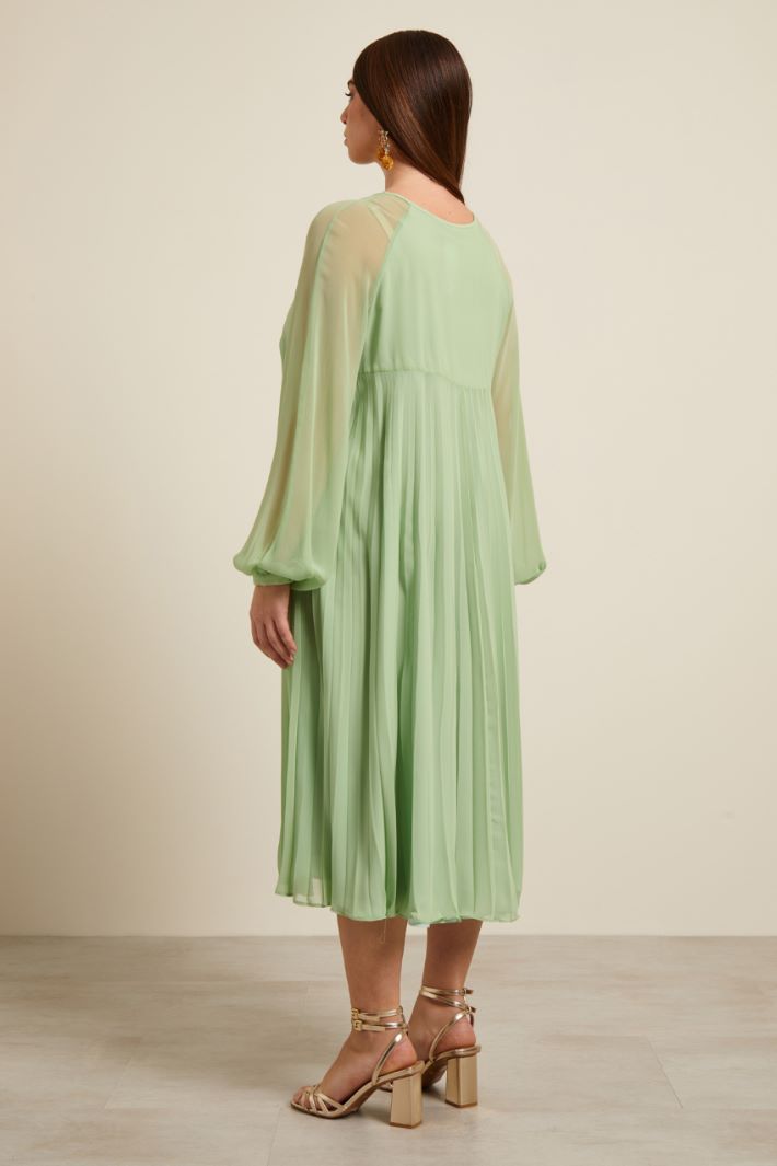 Abito con gonna plissè Fashion Market - 4