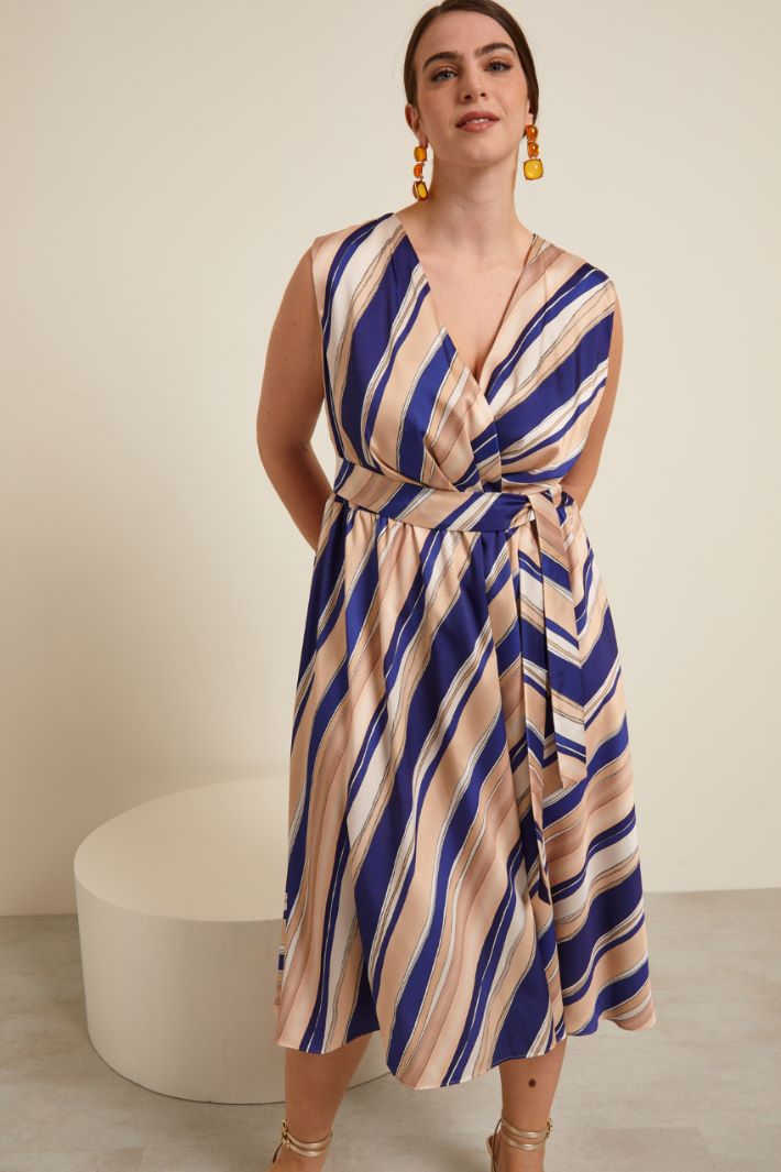 Abito in twill stampato Fashion Market - 2
