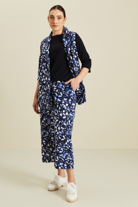 Gilet in lino e cotone Fashion Market