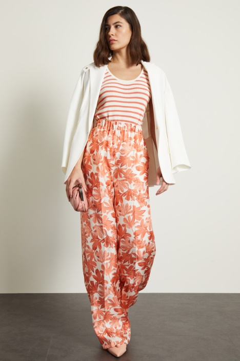 Top smanicato in puro cotone Fashion Market