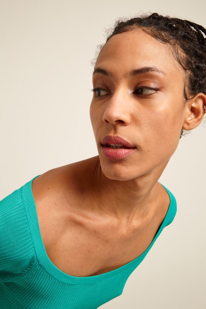 Maglia con scollo a barchetta Fashion Market - 3