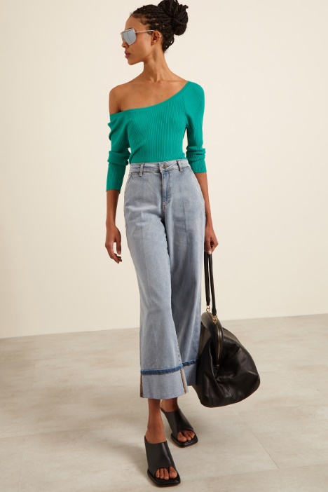 Maglia con scollo a barchetta Fashion Market