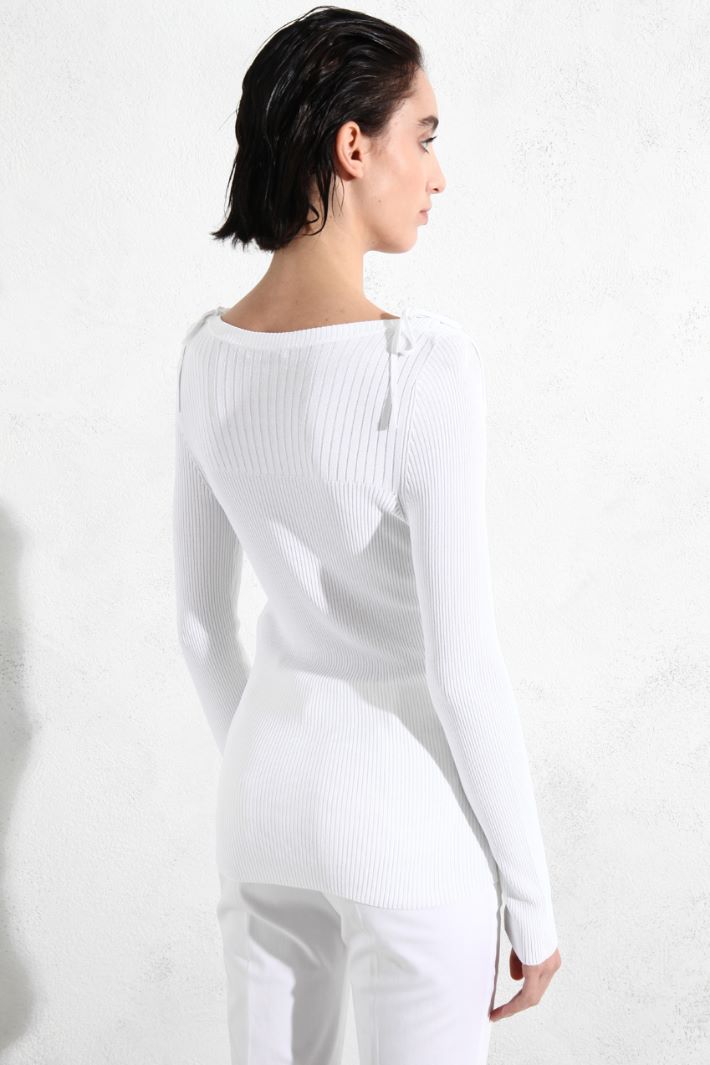 Maglia in filato crêpe Fashion Market - 4
