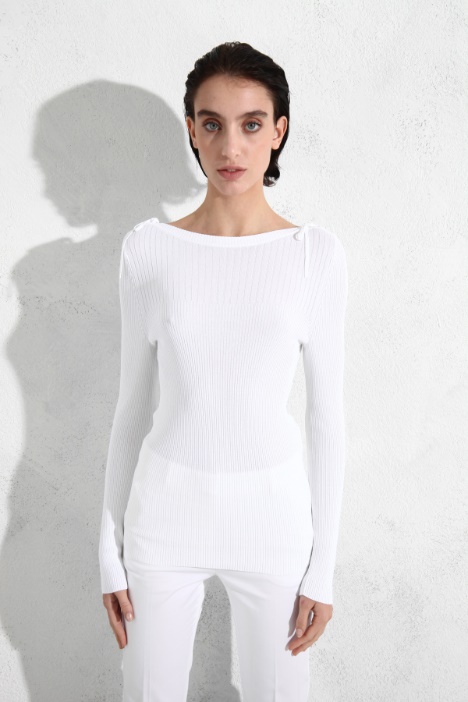 Maglia in filato crêpe Fashion Market